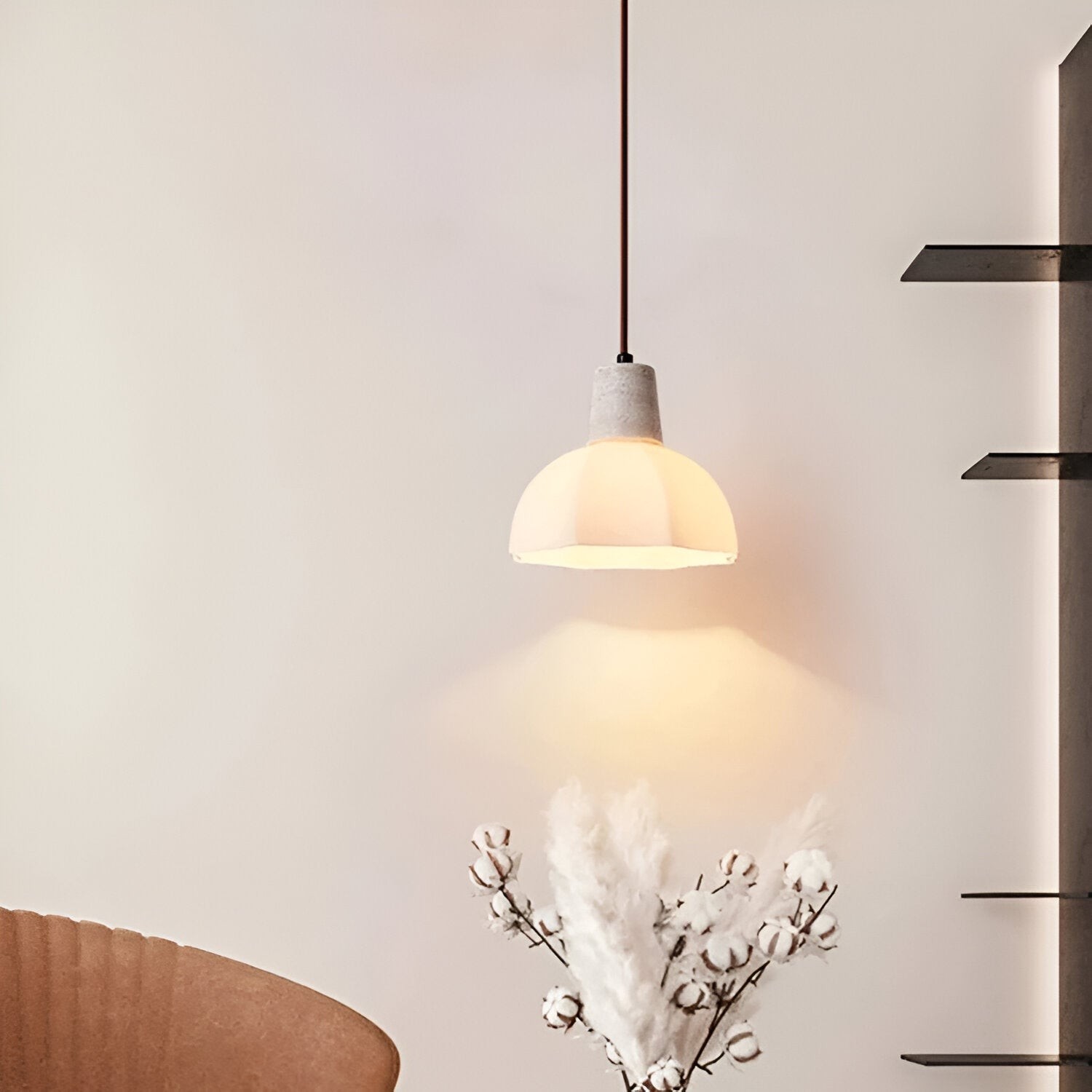 Romantische bloementravertijn hanglamp HL1249