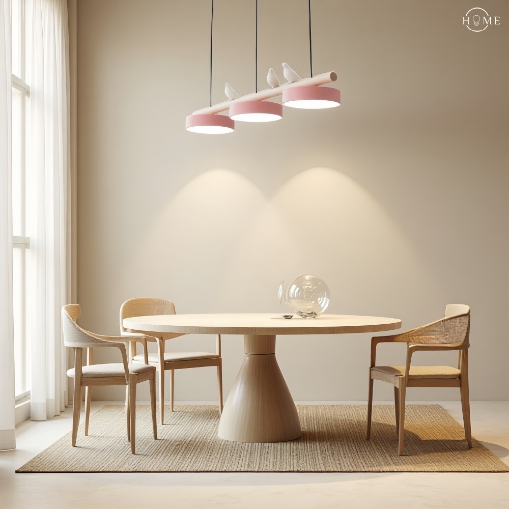 Creatieve hanglamp in de vorm van een takvogel HL943