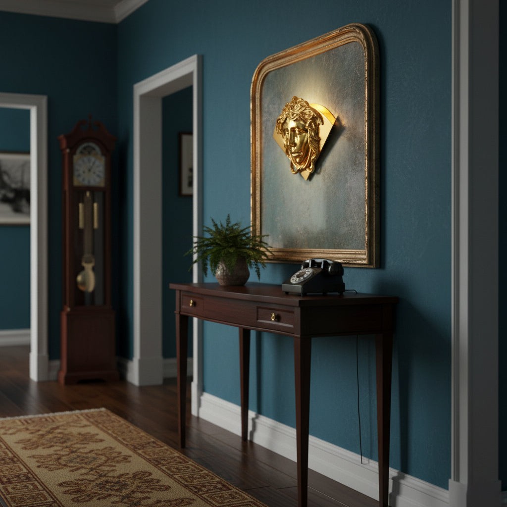 Sfinx messing wandlamp HL3297