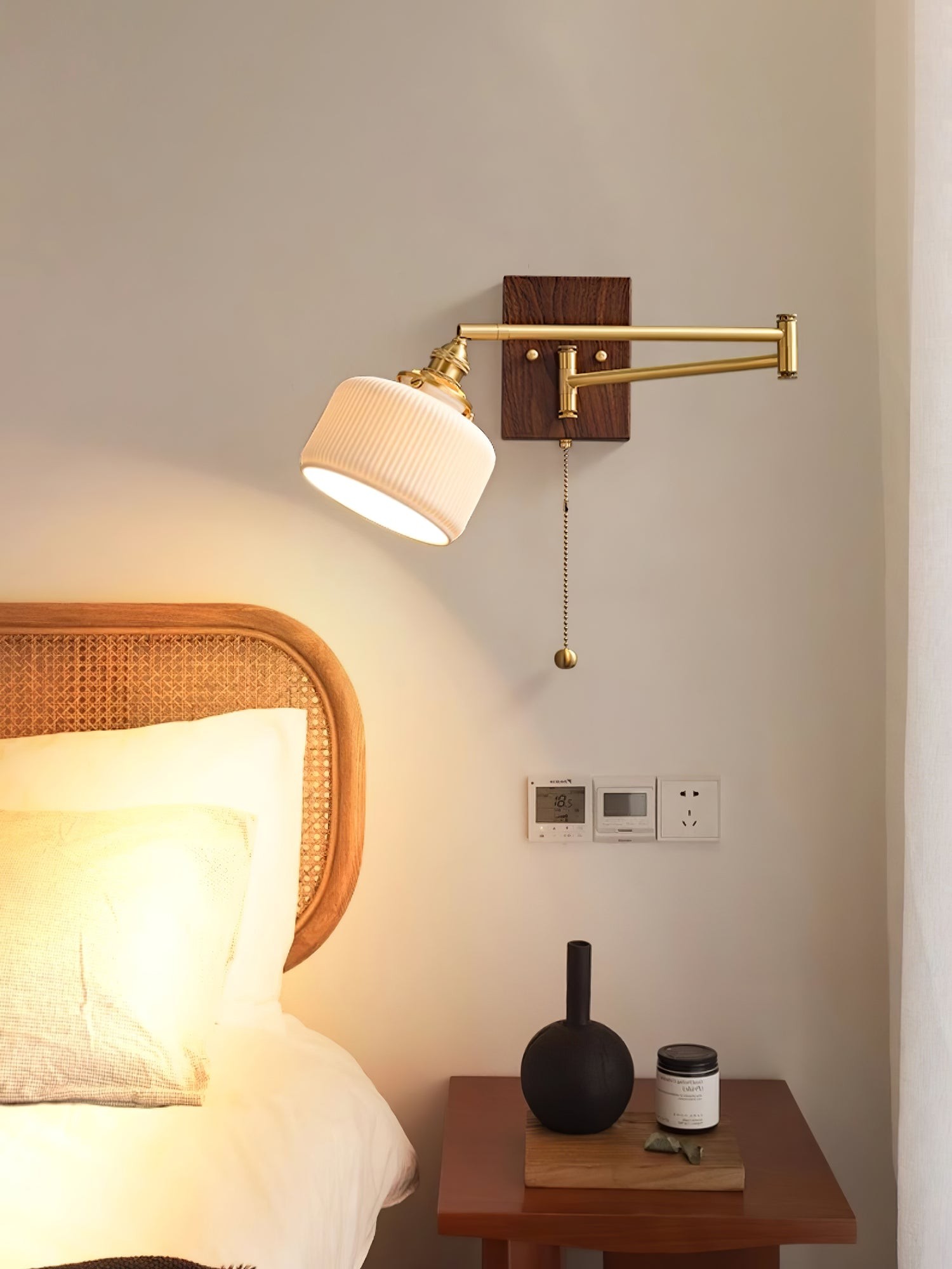 Keramische geometrie wandlamp HL499