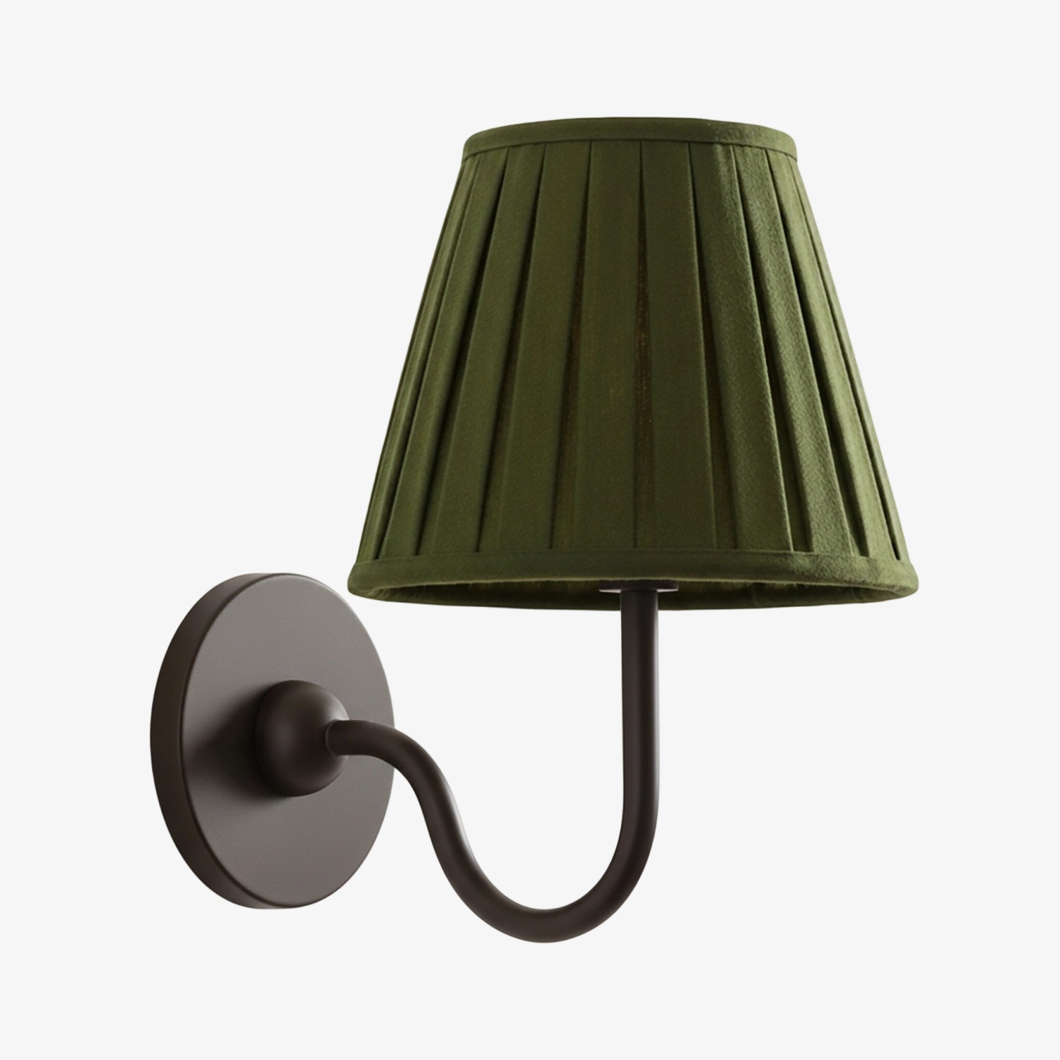 Luvora Vintage Wandlamp met Linnen Kap - Moderne Metalen Wandverlichting HL1594
