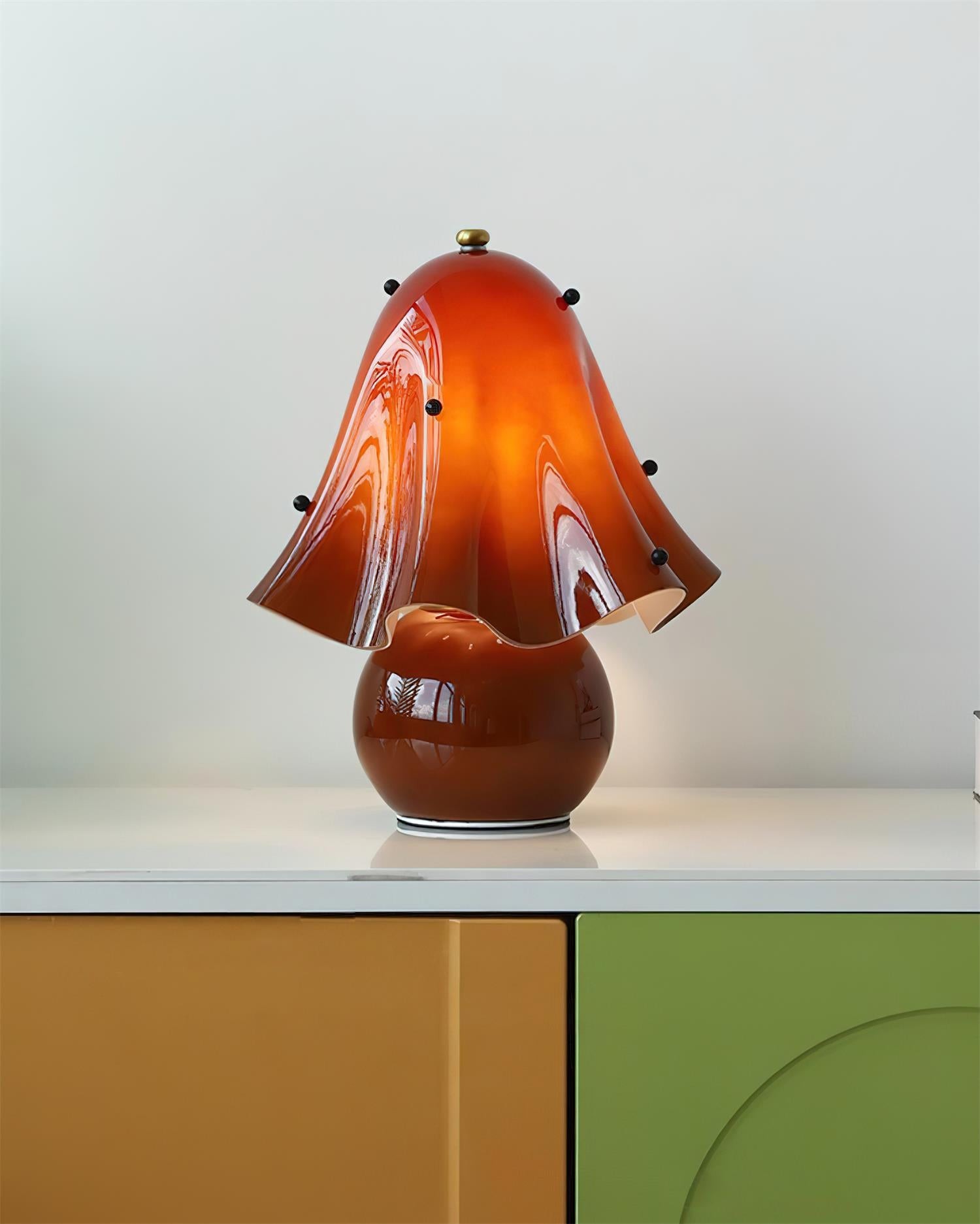 Bellina Decoratieve Tafellamp - Sculpturale Klokvormige Bloemvorm HL1644