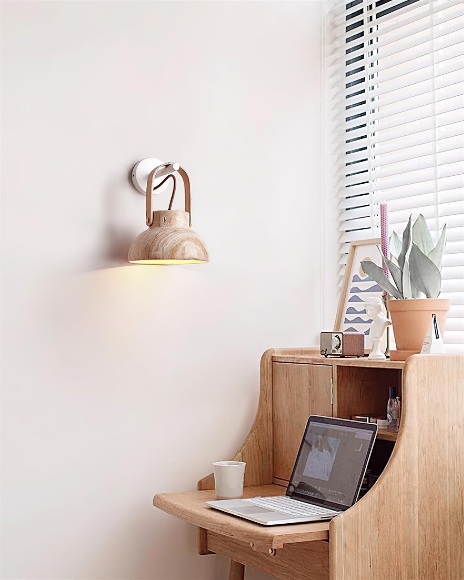 Gepersonaliseerde creatieve gebogen draagbare wandlamp HL512