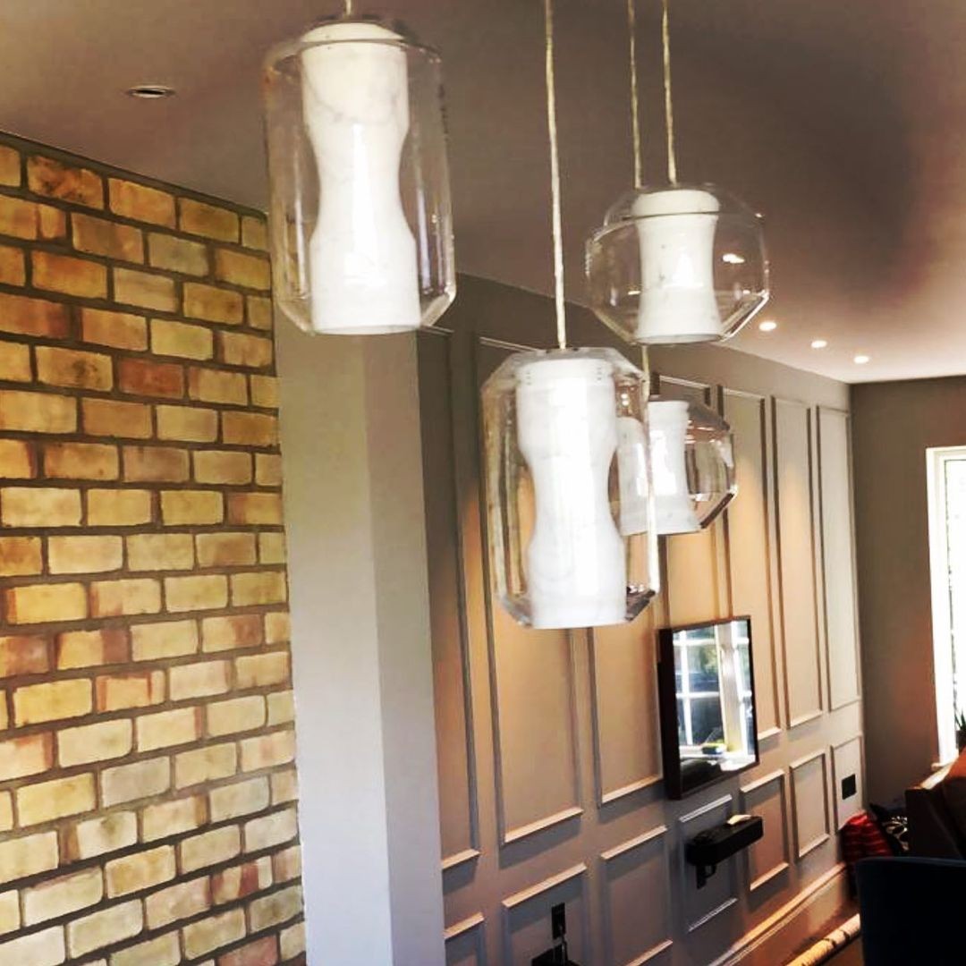 Hanglamp van albastglas HL2997