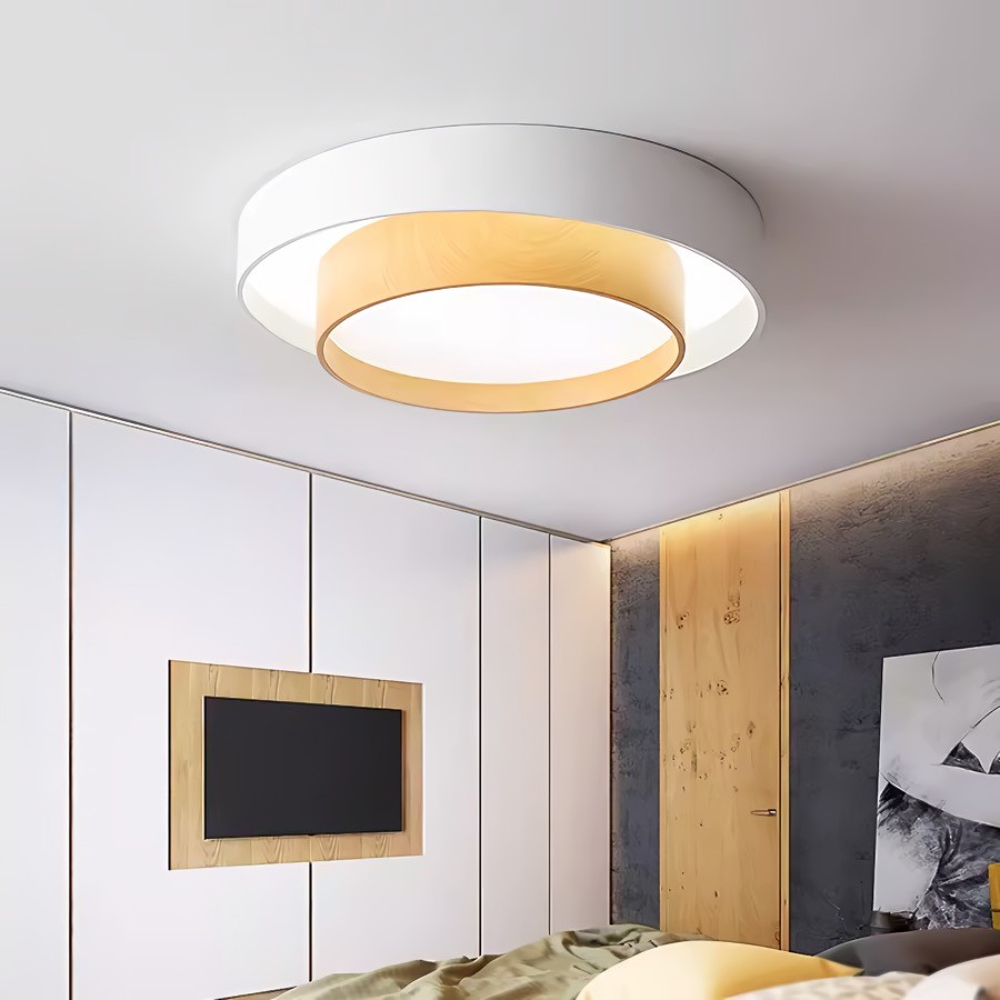 Dubbele Ronde Schijf Melody Plafondlamp HL265