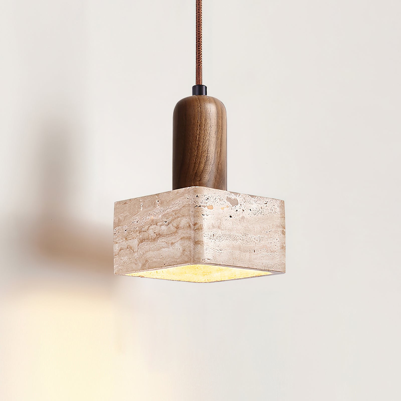 Eenvoudige elegante vierkante rechthoekige hanglamp HL903