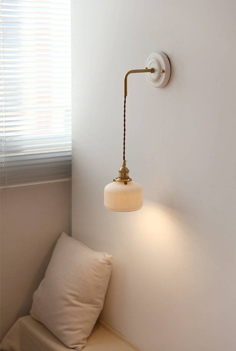 Decoratieve keramische wandlamp HL1807