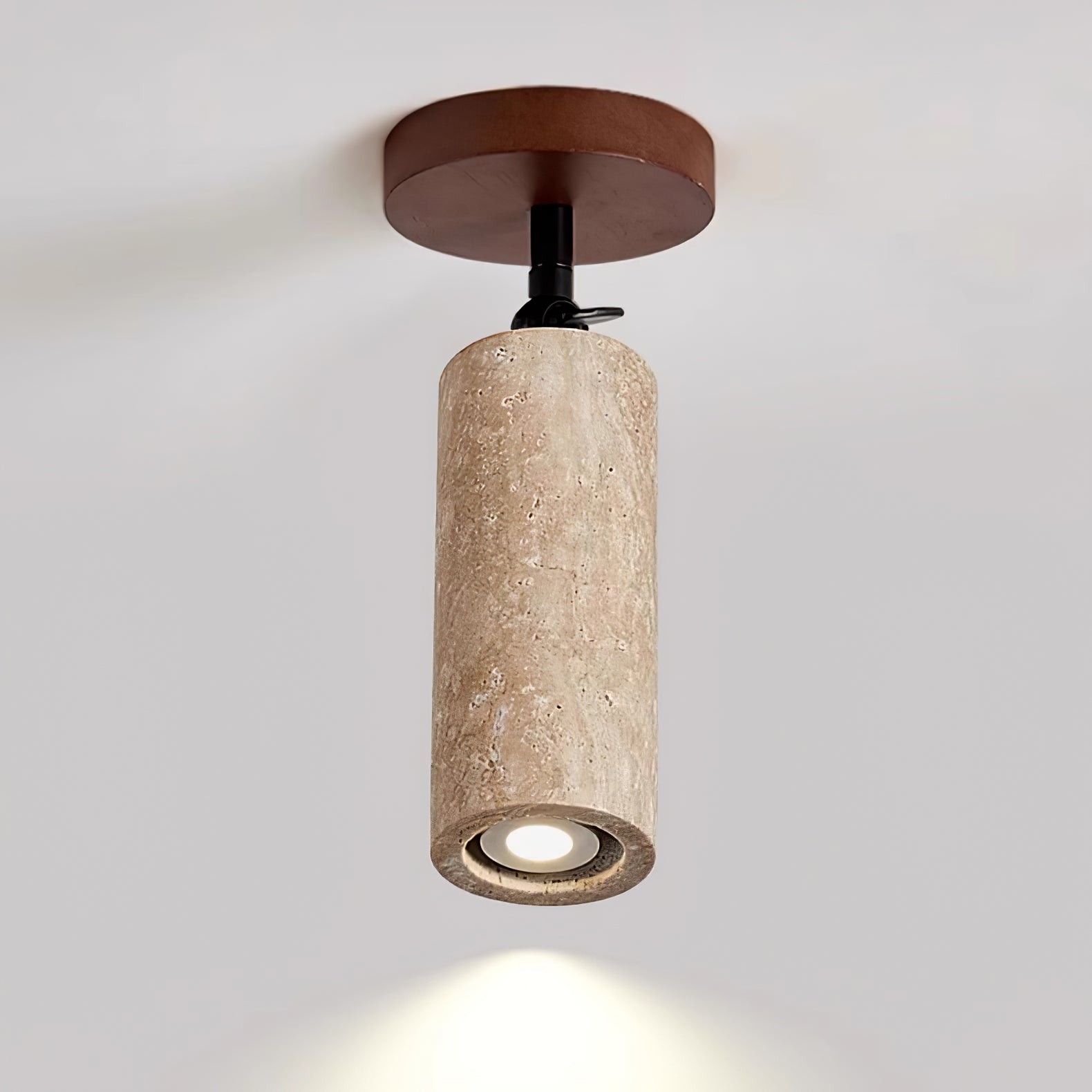 Wabi-Sabi Travertine Verstelbare Wandlamp HL851
