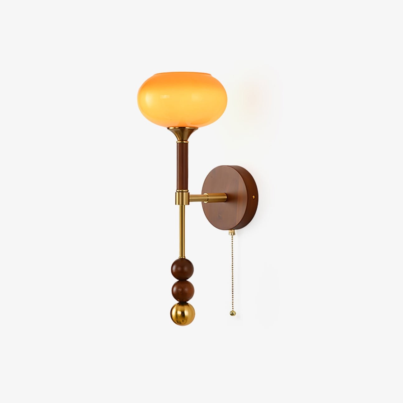 Retro Massief Houten Serie Wandlamp HL769