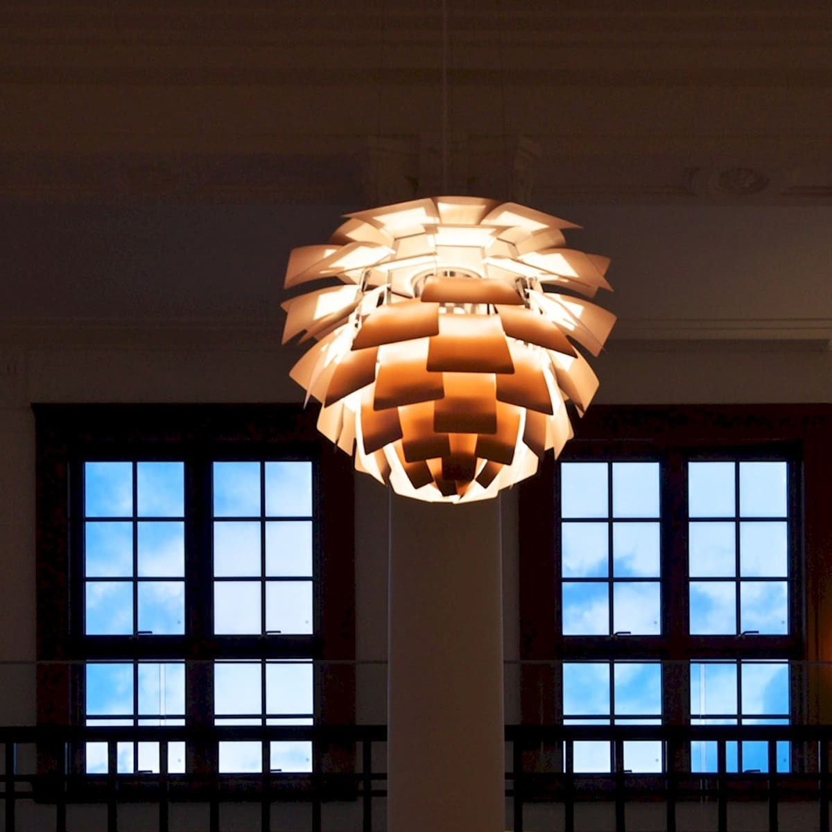 Deense Artichoke stijl glazen hanglamp