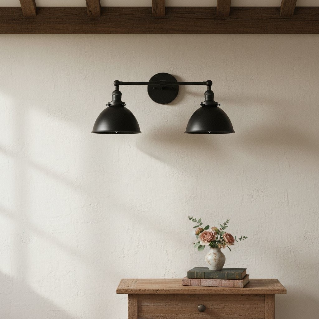 Conique Metalen Industriële Badkamerlamp - Moderne Badkamerverlichtingsarmatuur HL1697