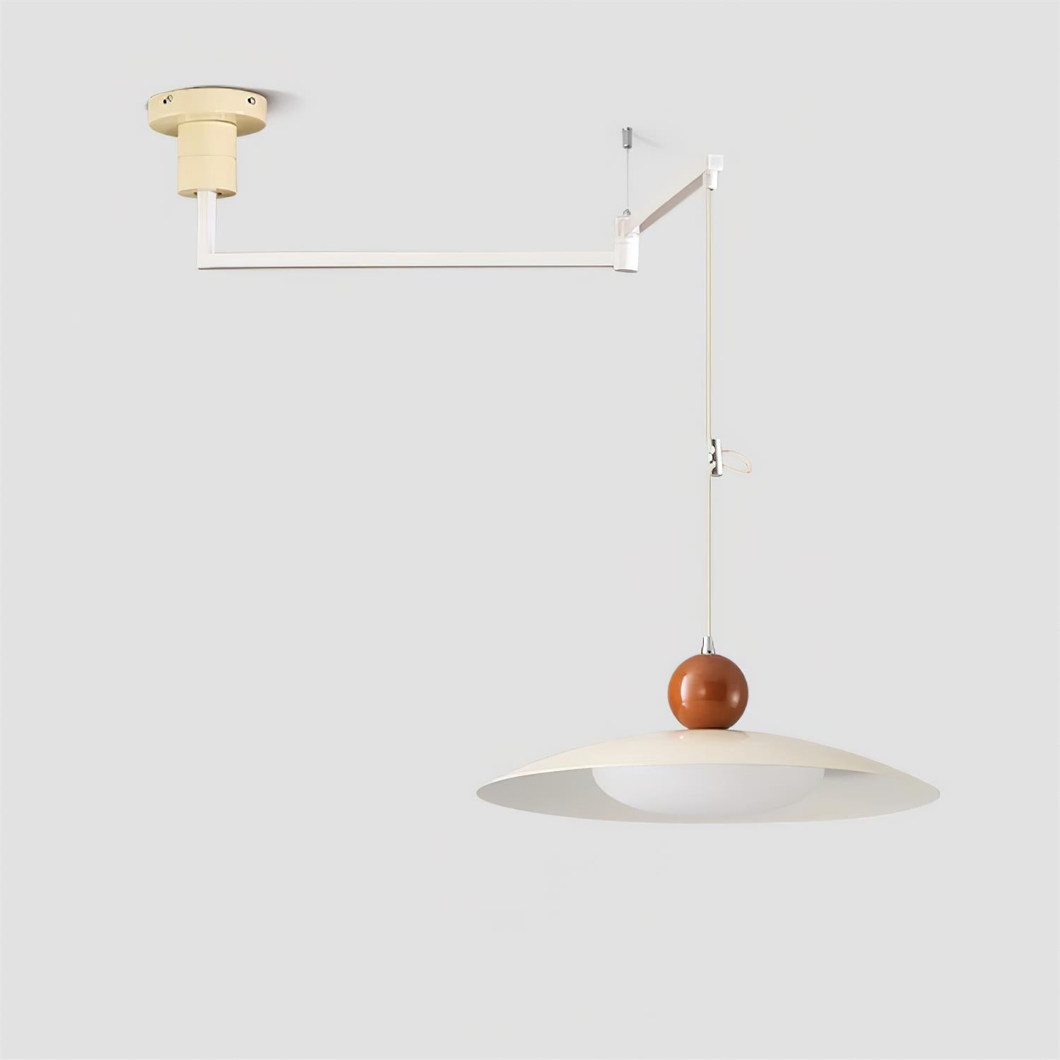 Nordic Flying Saucer Swing Arm Beweegbare Hanglamp HL789