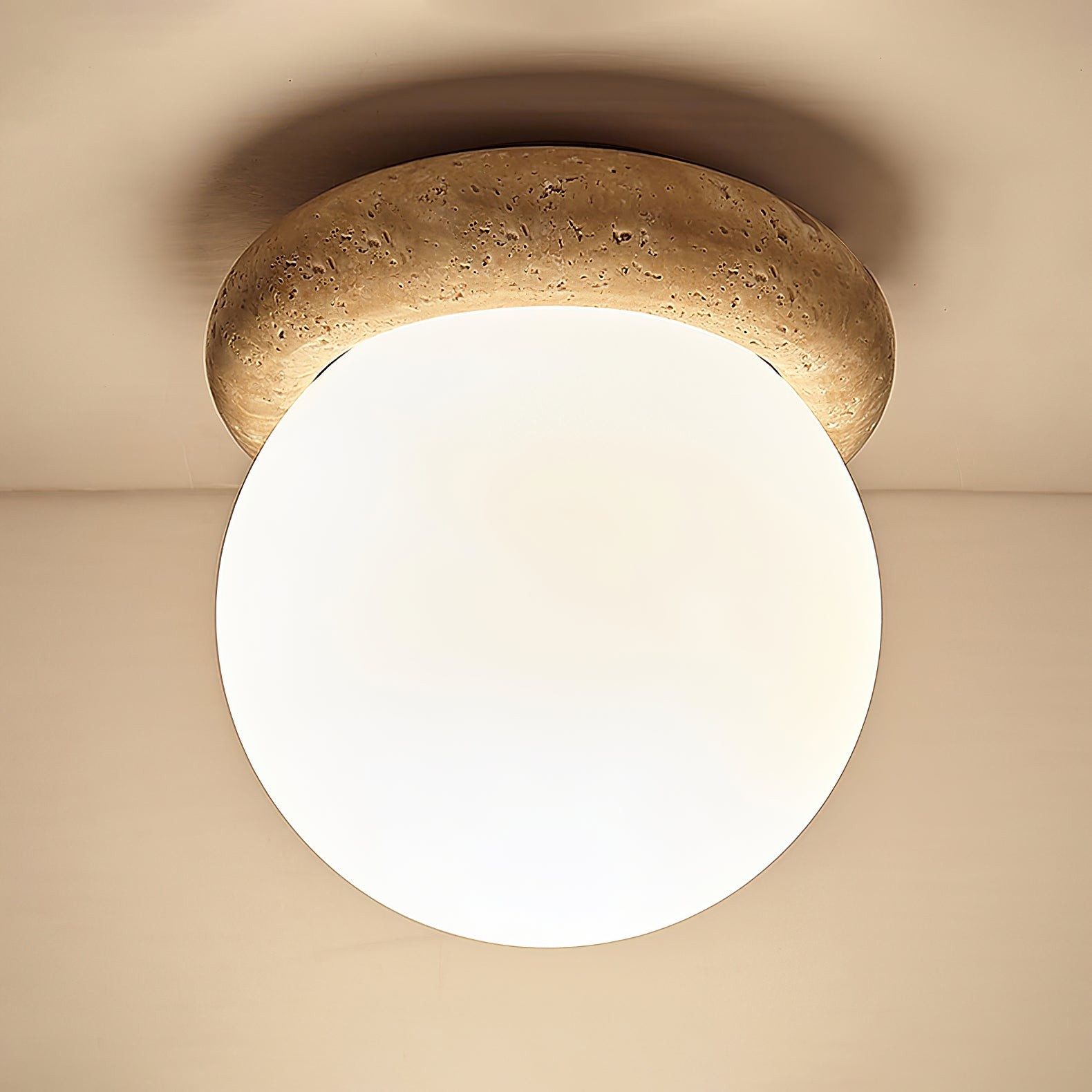 Marmeren Travertijn Asteroïde Plafondlamp HL417
