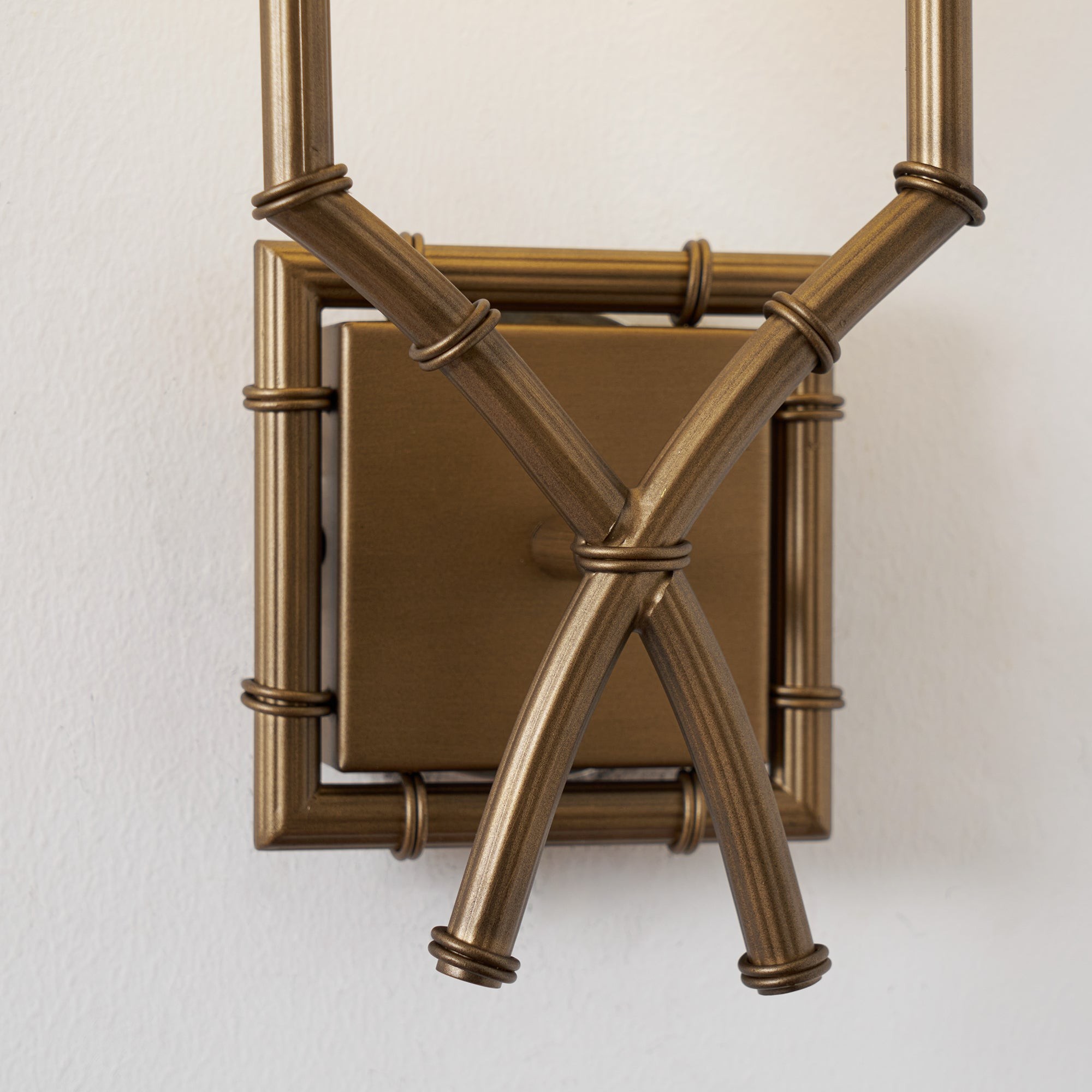 Dubbele bamboe wandlamp HL3139