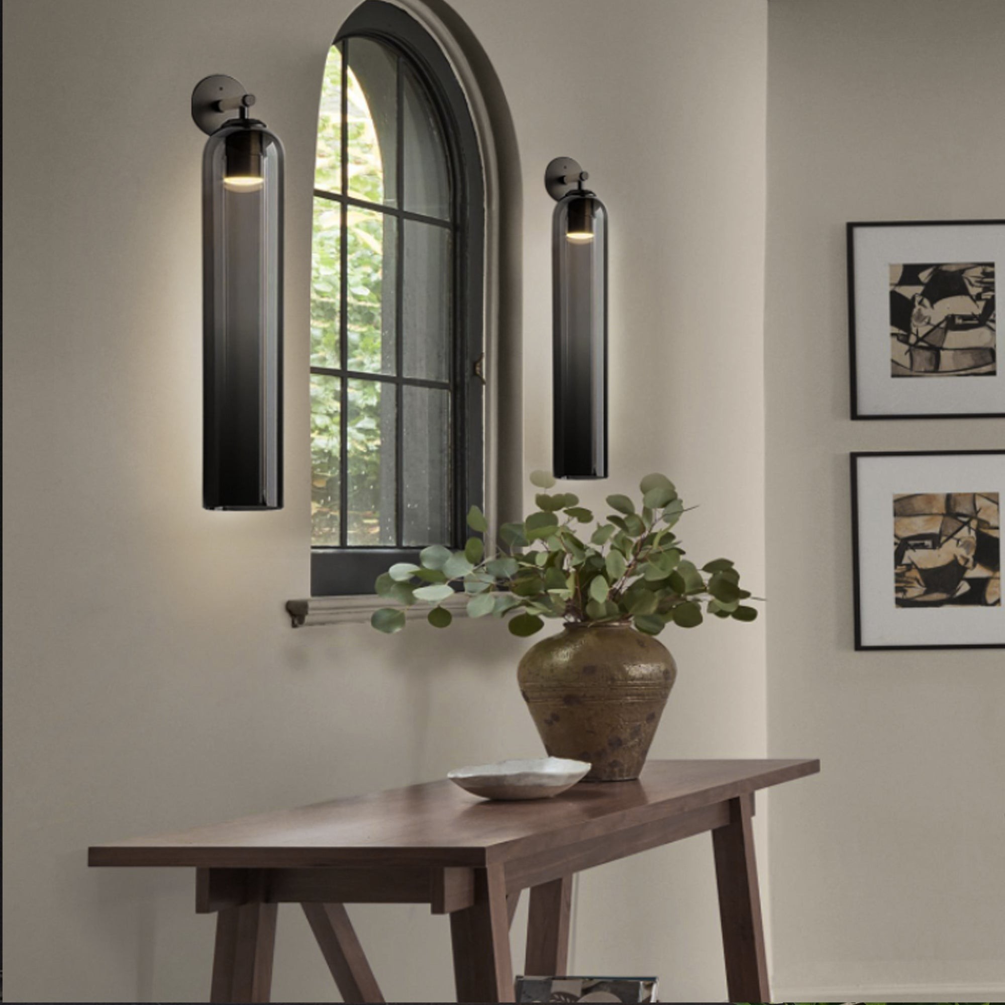 Kunstglazen wandlamp HL360
