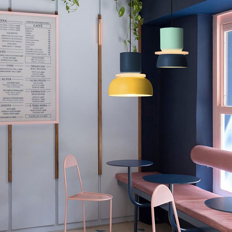 Macri Acryl Kleurrijke Komvormige Hanglamp - Moderne Levendige Hanglamp voor de Keuken
