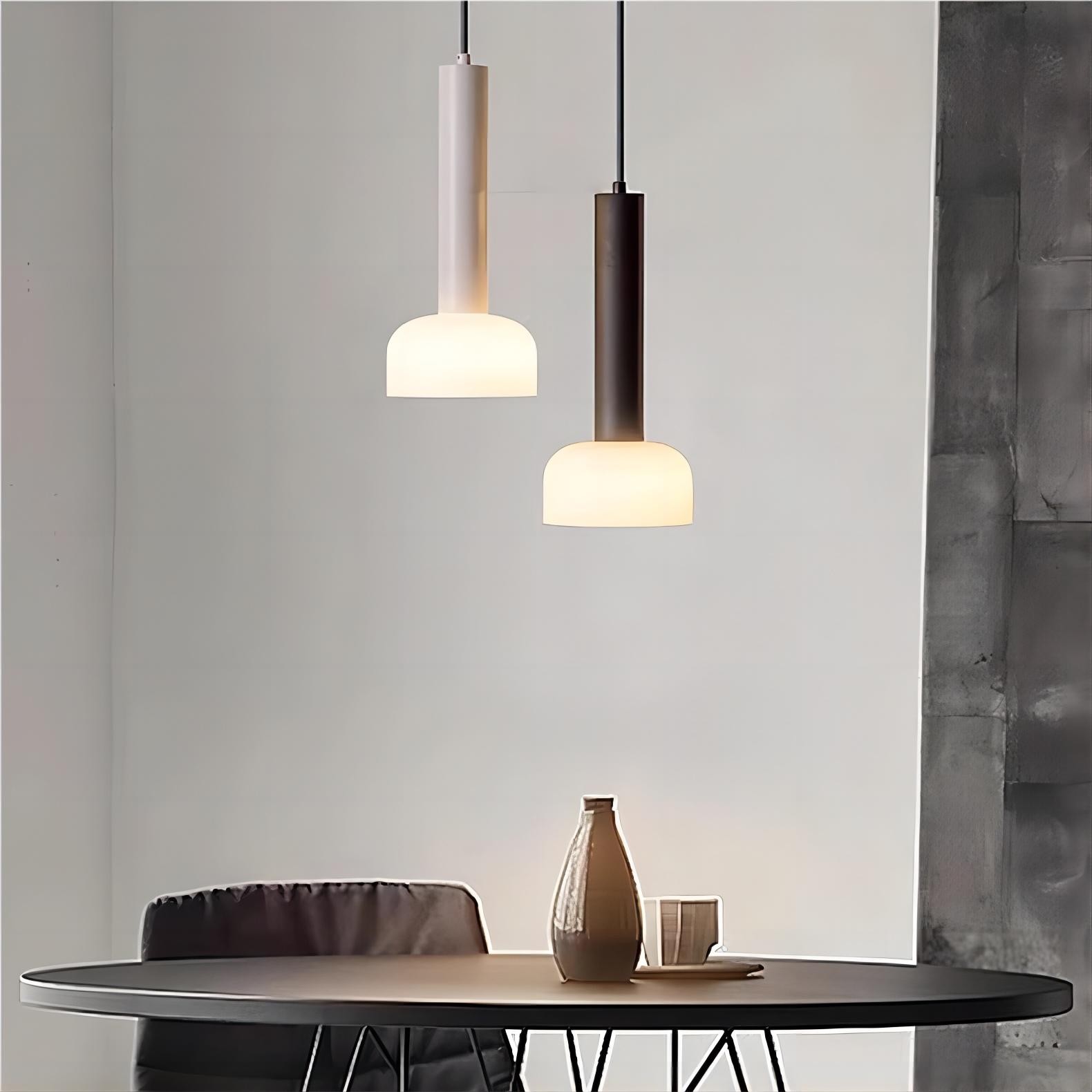 Eigentijdse Design Italiaanse Glazen Cilinder Hanglamp HL92