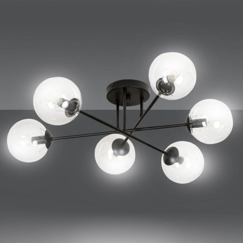 Brendi 6B Glazen Bol Plafondlamp