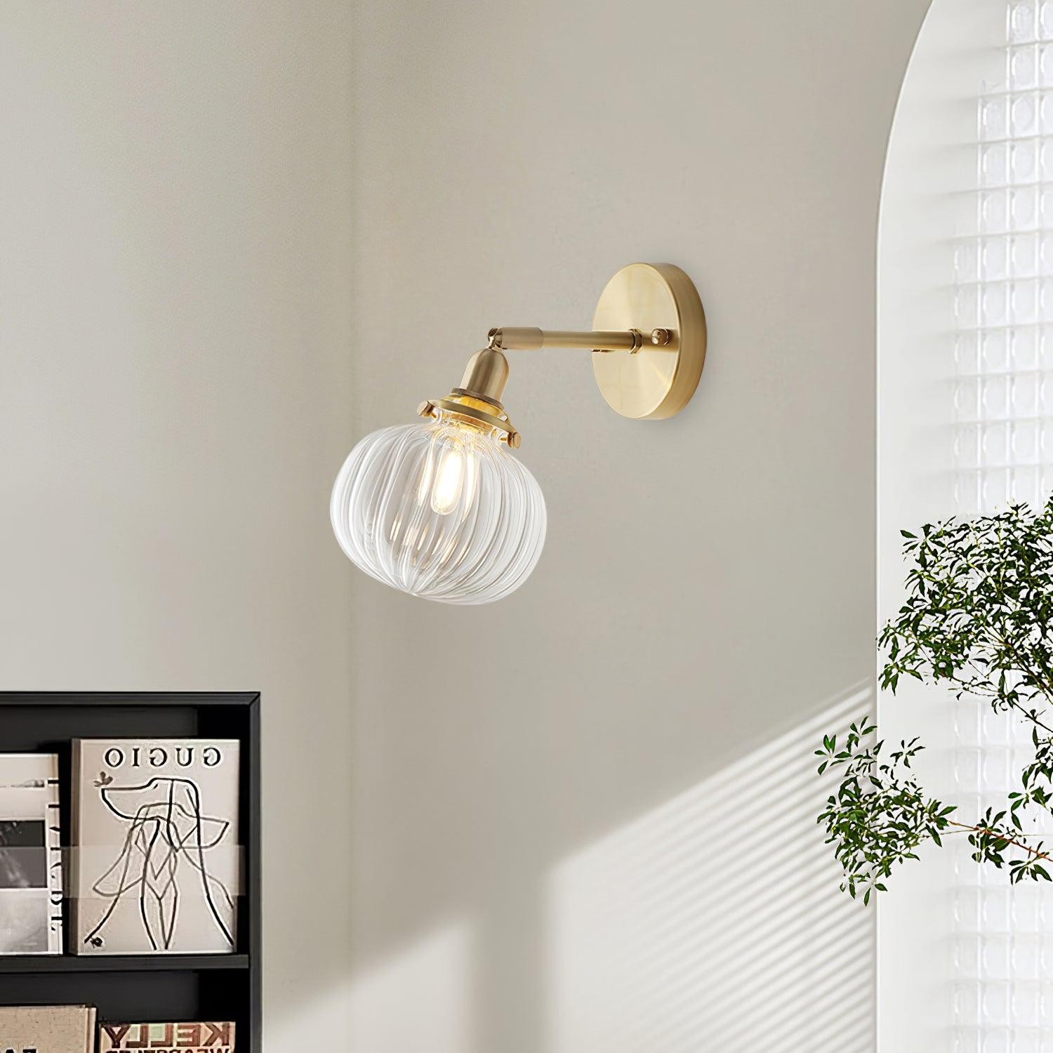 Eenvoudige hal entree pompoenpatroon wandlamp HL771