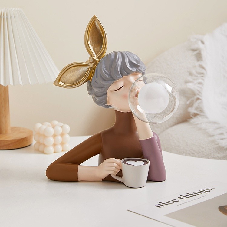 Creatieve Cartoon Bubble Girl tafellamp HL223