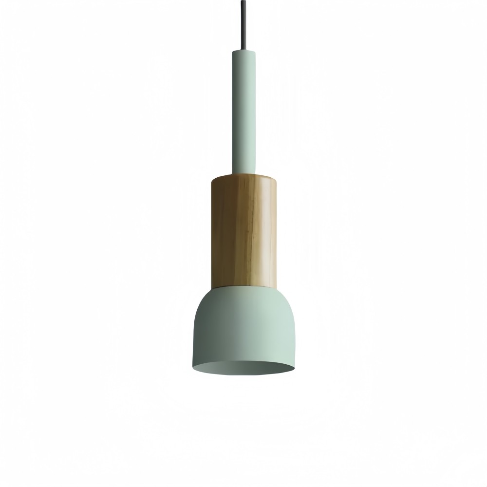 Macaron Iron Hanglamp - Geometrische Houten Lamp voor de Entree HL1065