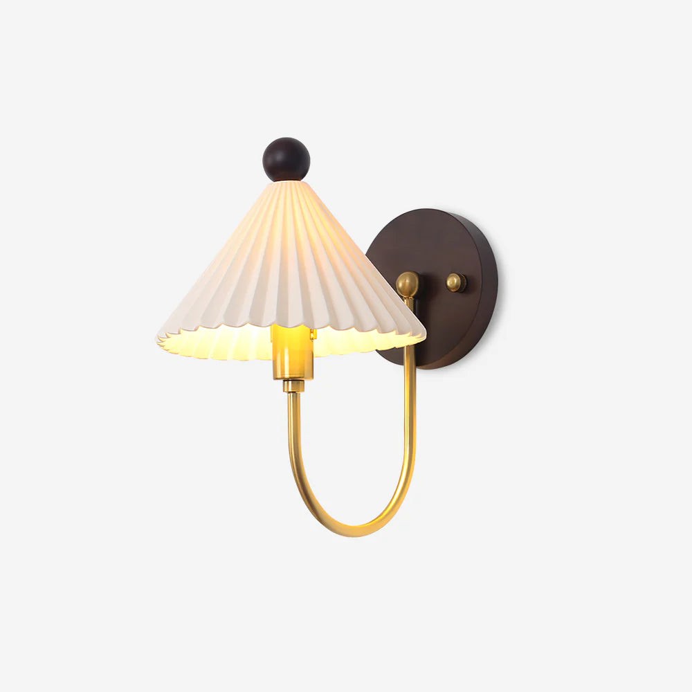 Nordic massief houten nachtkastje wandlamp HL1267