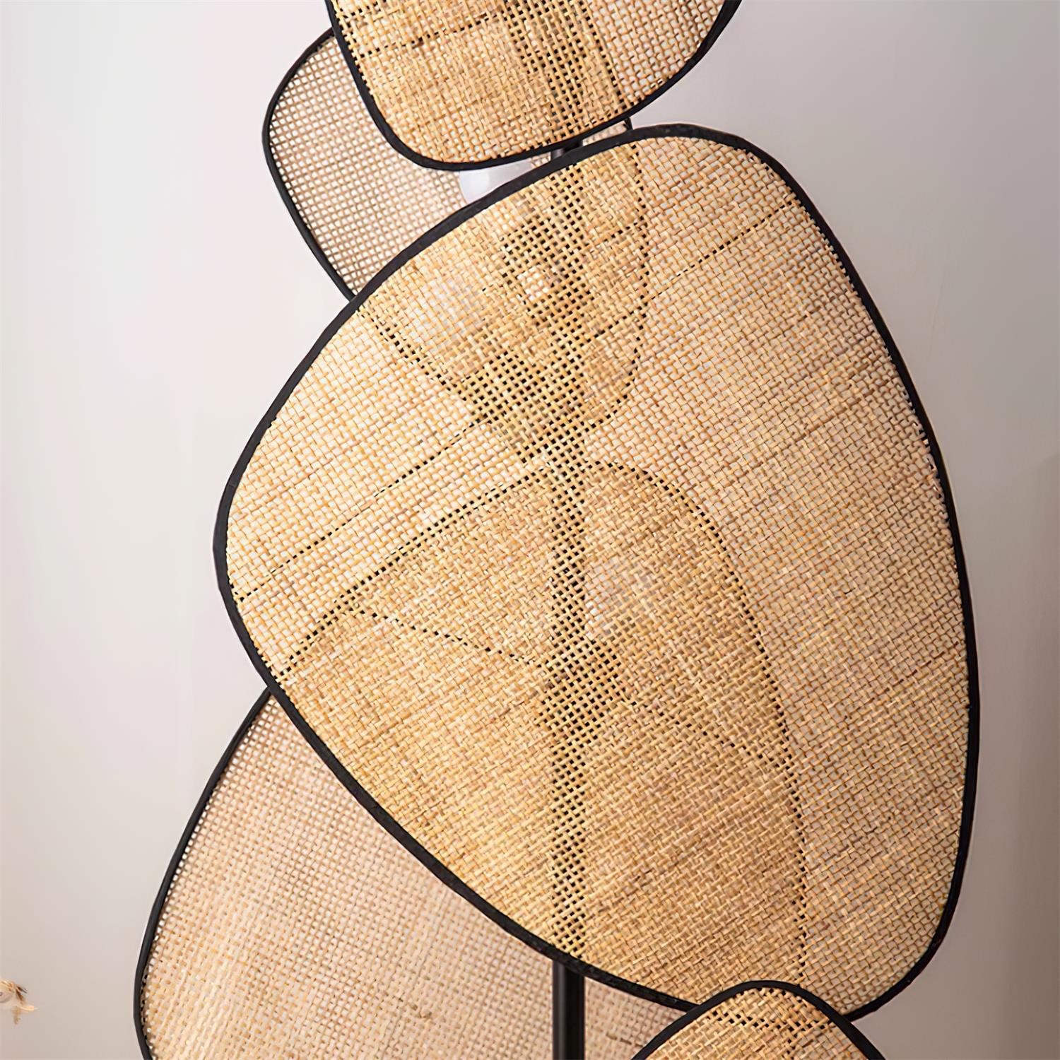 Creatieve natuurlijke rotan vloerlamp HL745