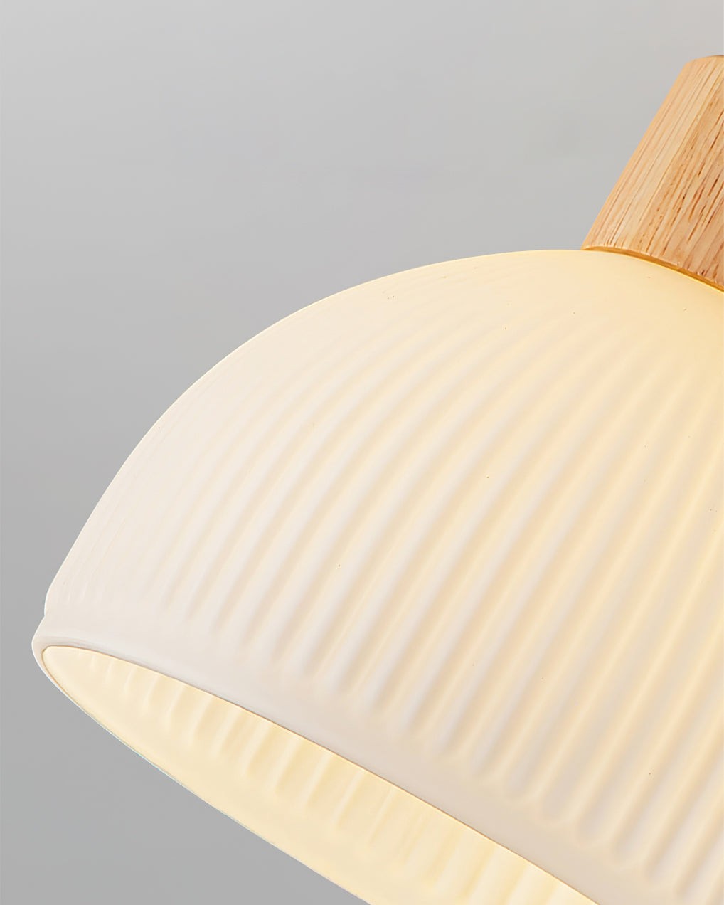 LED-plafondlamp in Scandinavische houtstijl HL387