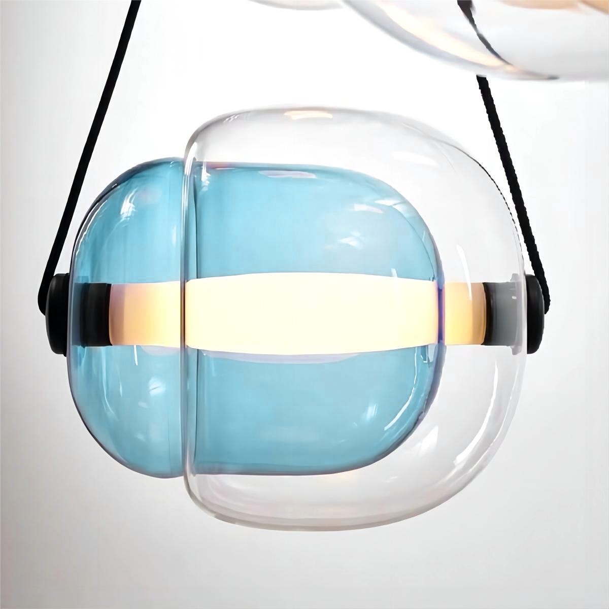 LED Capsula Hanglamp Gekleurd Glas