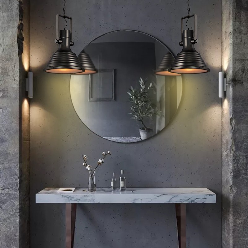 metalen industriële hanglamp HL37