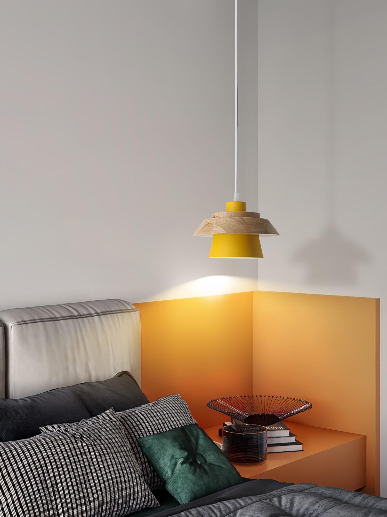 Hanglamp van steenhout HL728