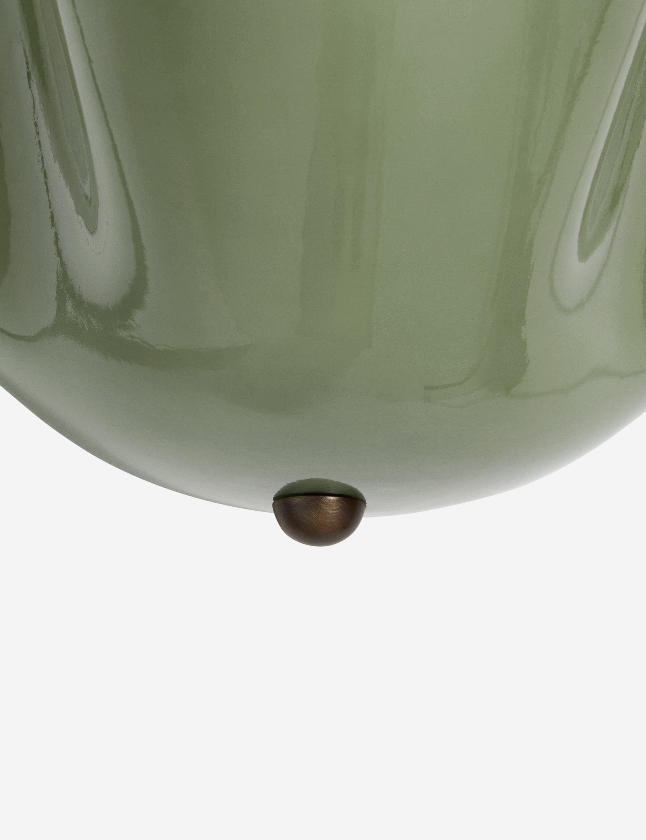 Bellina glazen plafondlamp - messing accent moderne armatuur HL1646