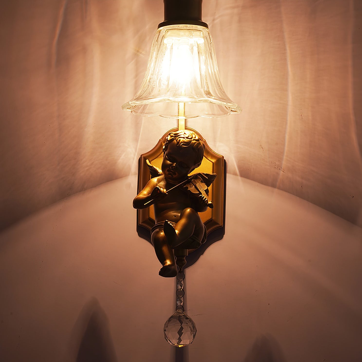 Kunstengel Wandlamp HL1133