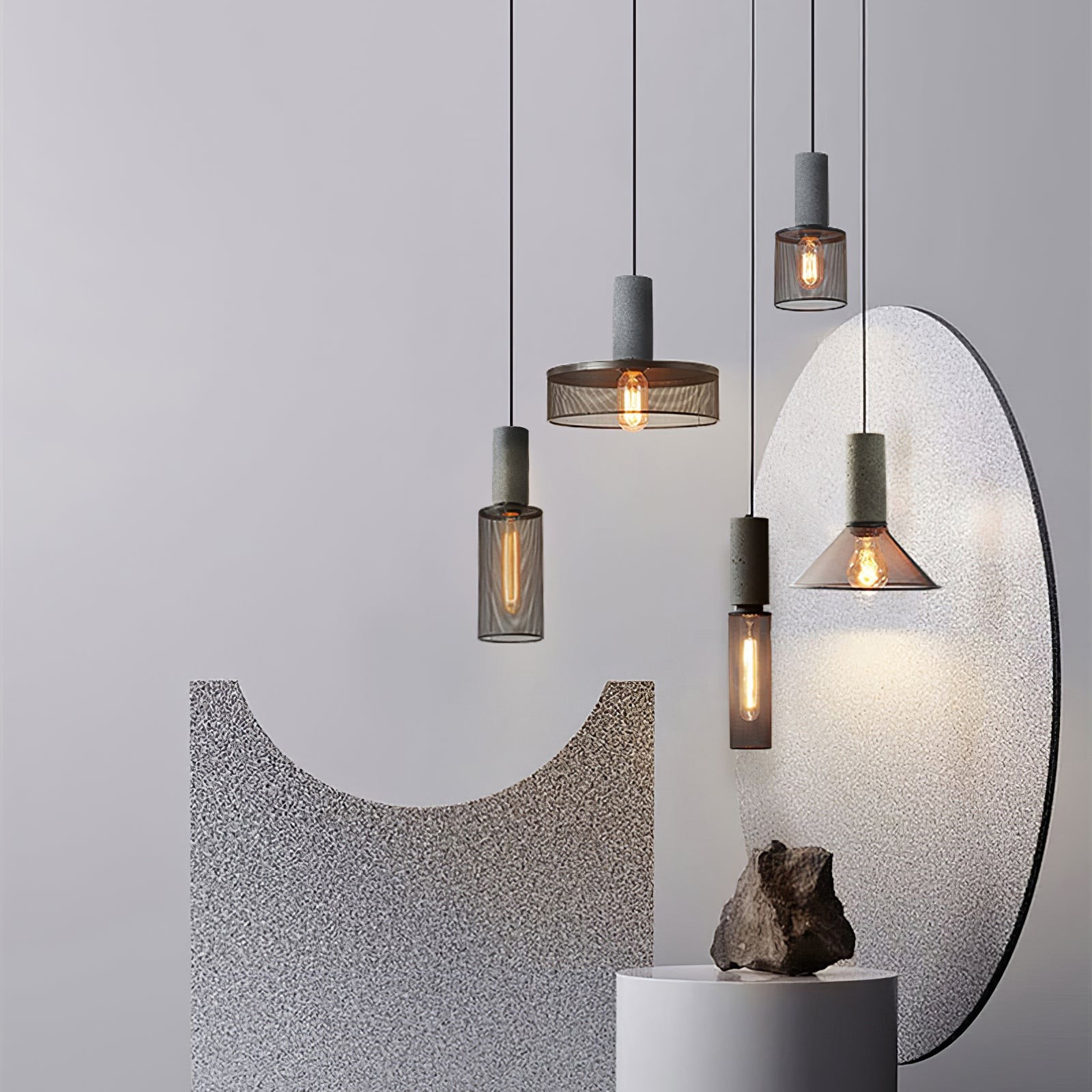 Cement Mesh Hanglamp HL503