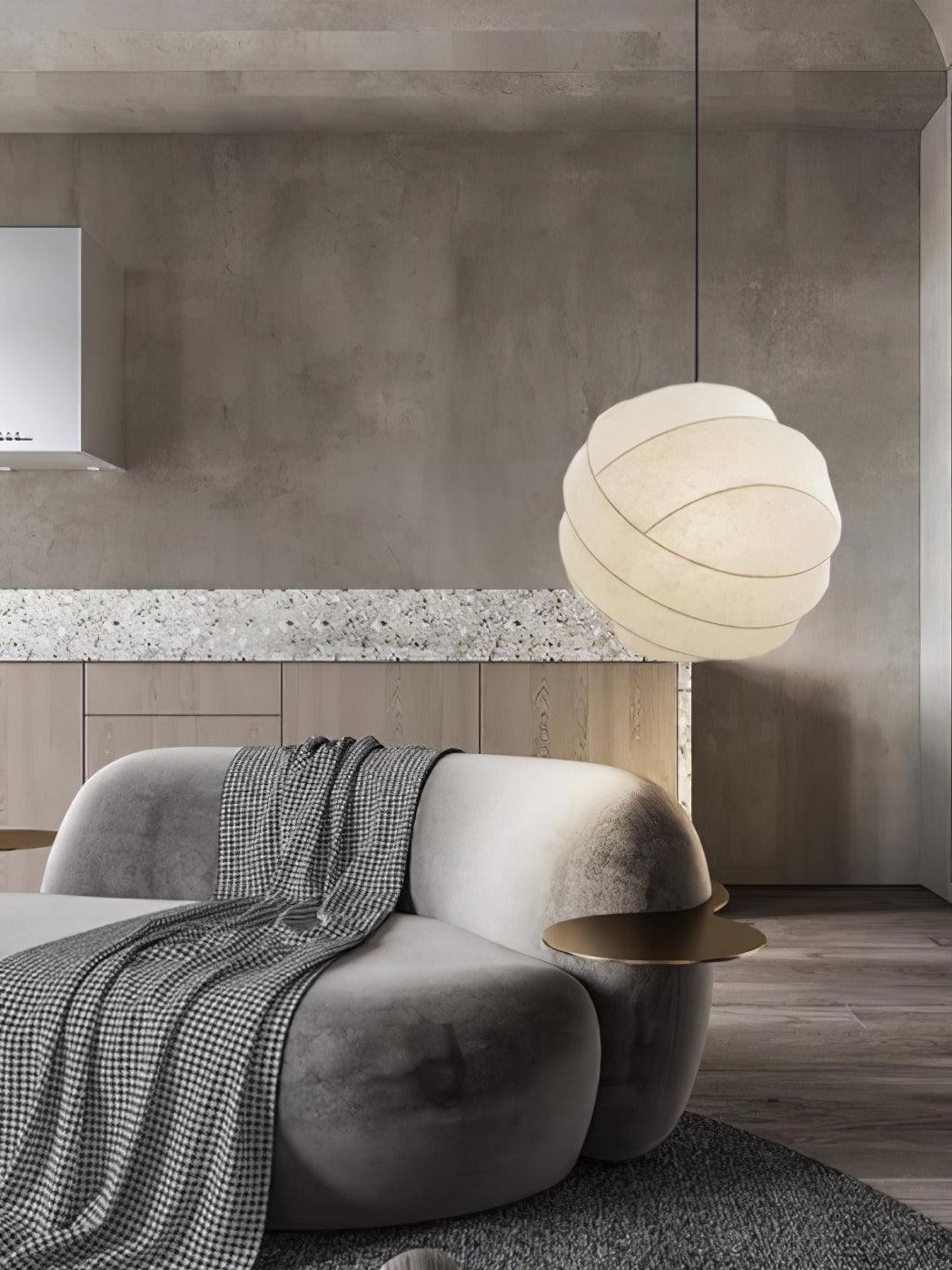 Wabi-Sabi Stijl Fiber Cocoon Hanglamp HL861