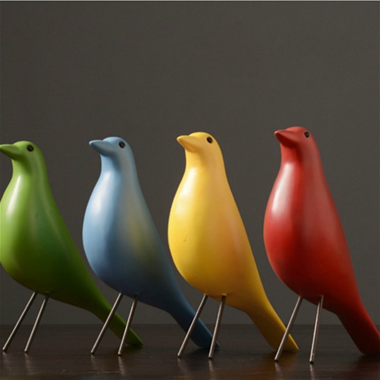 Huis Vogel Decoratief Ornament