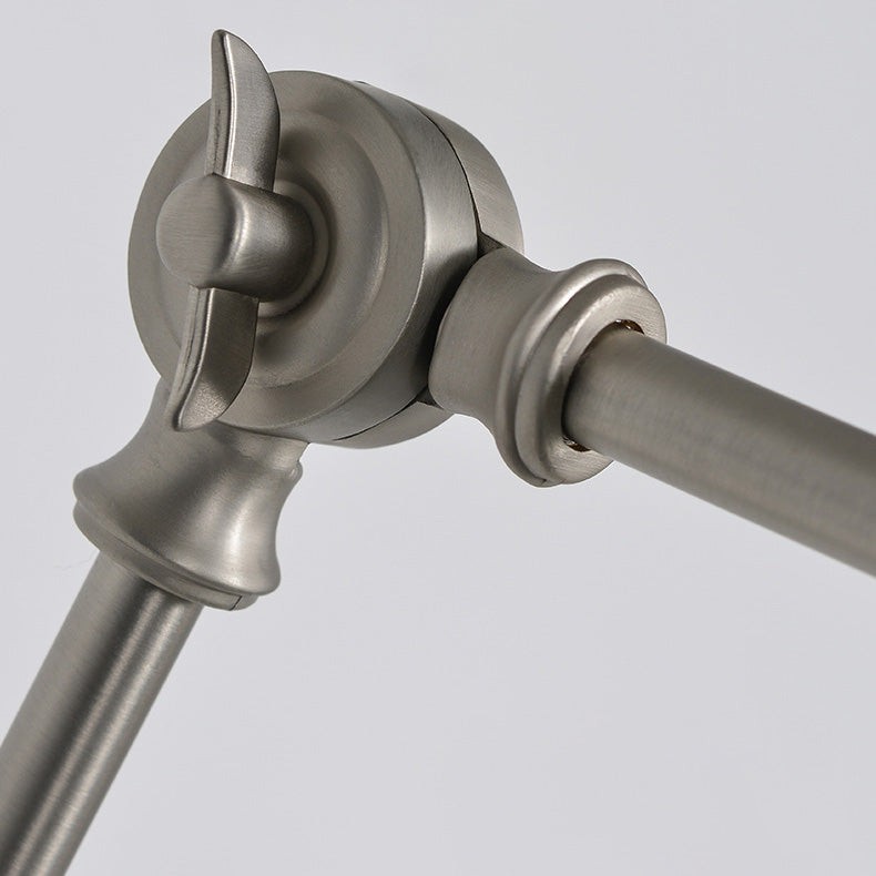 Moderne industriële intrekbare draaibare wandlamp met schommelarm van ijzer HL1108
