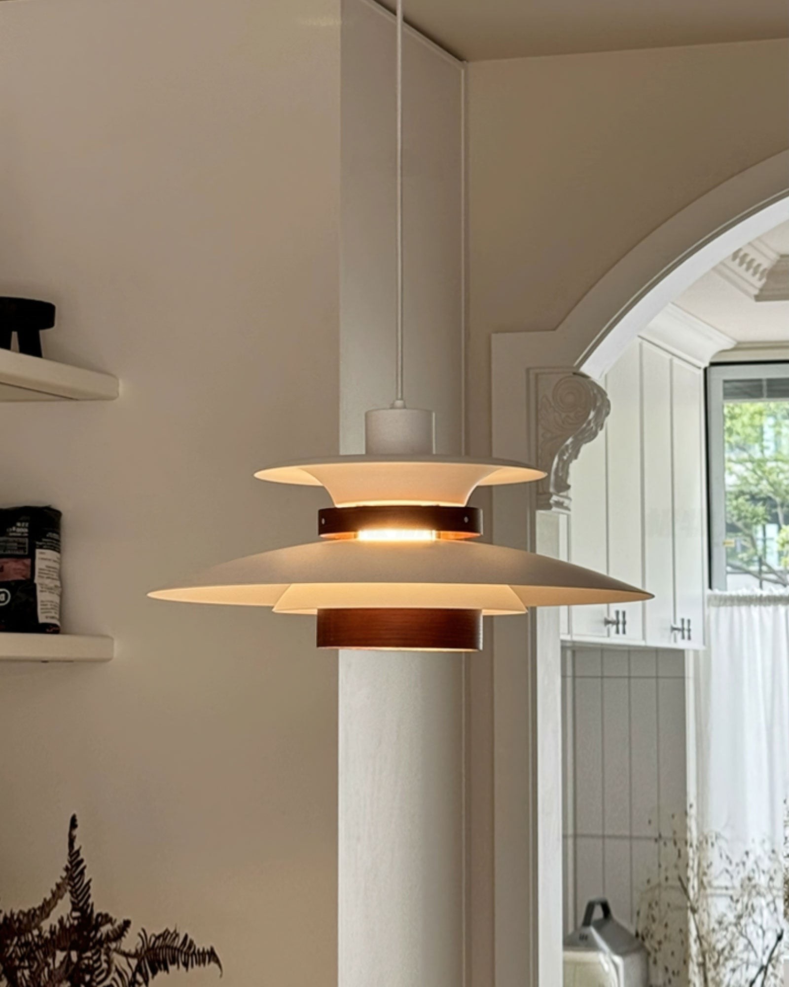 Luxe en stijlvolle gelaagde hanglamp HL691