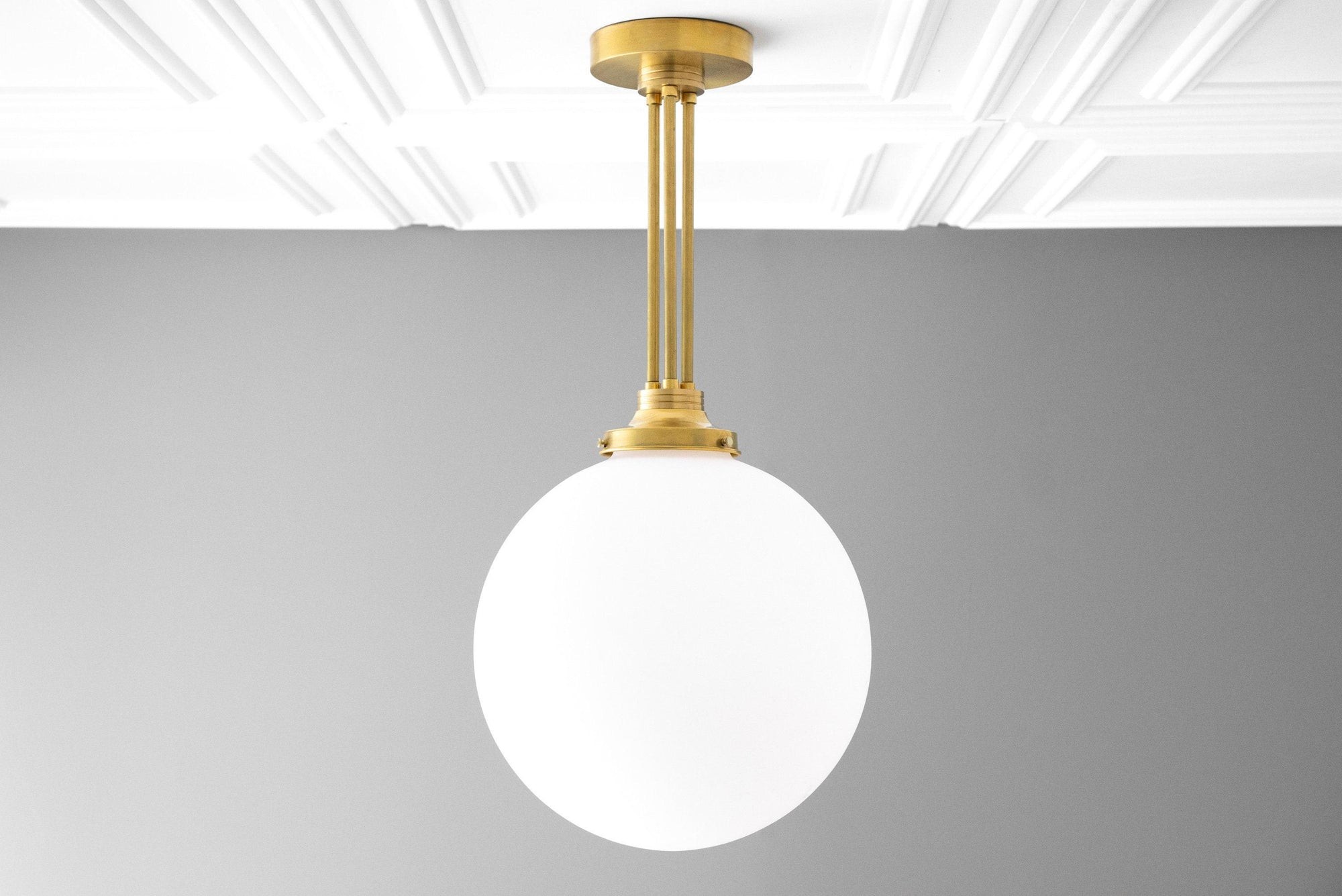 Glorica Glazen Bolvormige Hanglamp - Art Deco Hanglamp voor Thuis HL1704