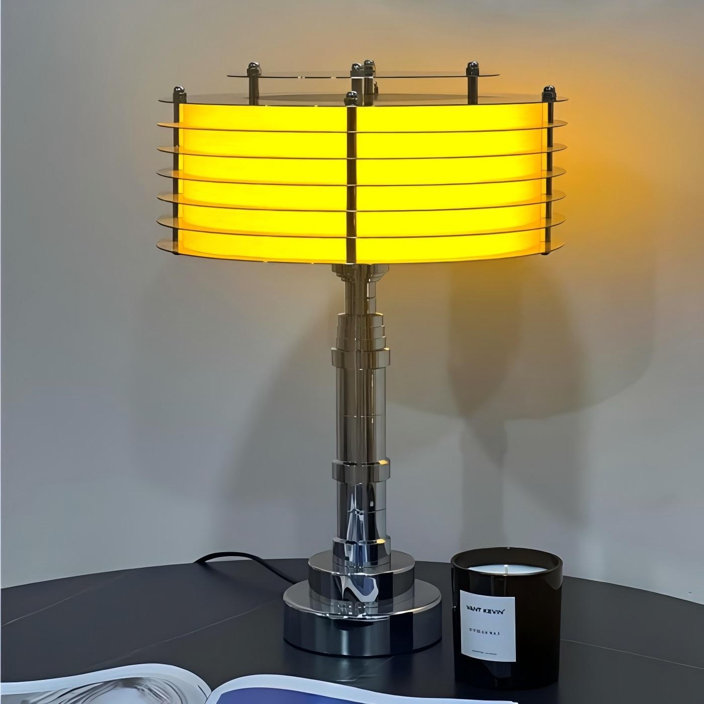 Moderne gelaagde lampen van roestvrij staal - tafel- en vloermodellen HL1835