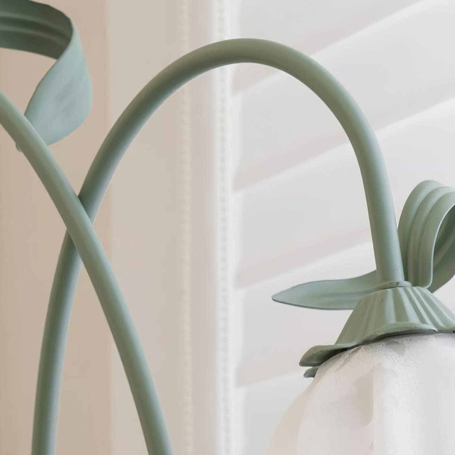 Creatieve multi-kops wikkelbloemvormige vloerlamp HL403