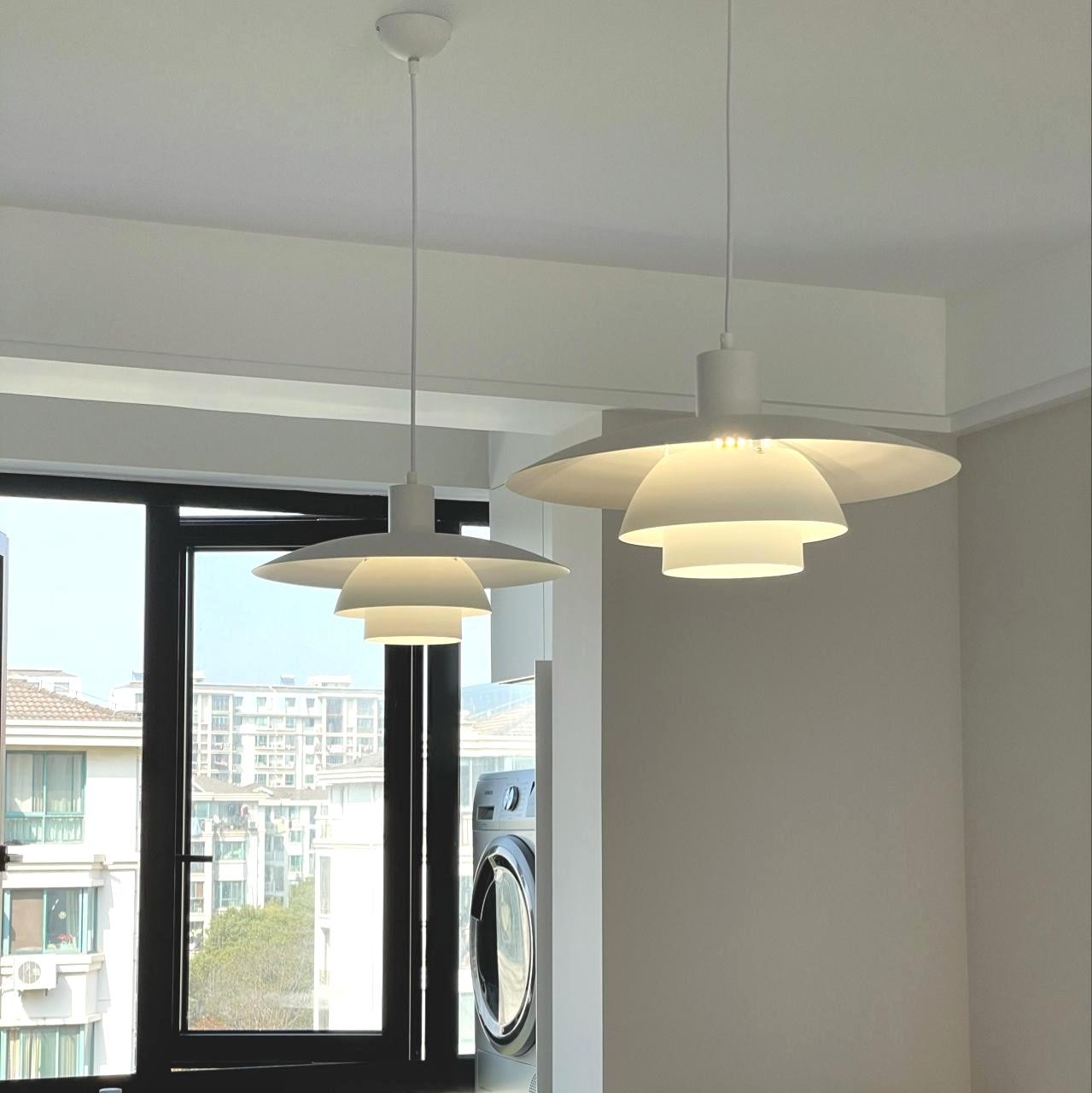 Drie Tier Disc Scandinavische Retro Hanglamp