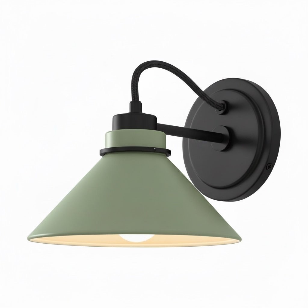 Aurenza Sconce – Landelijke wandlamp met metalen accenten voor gezellige ruimtes HL1648