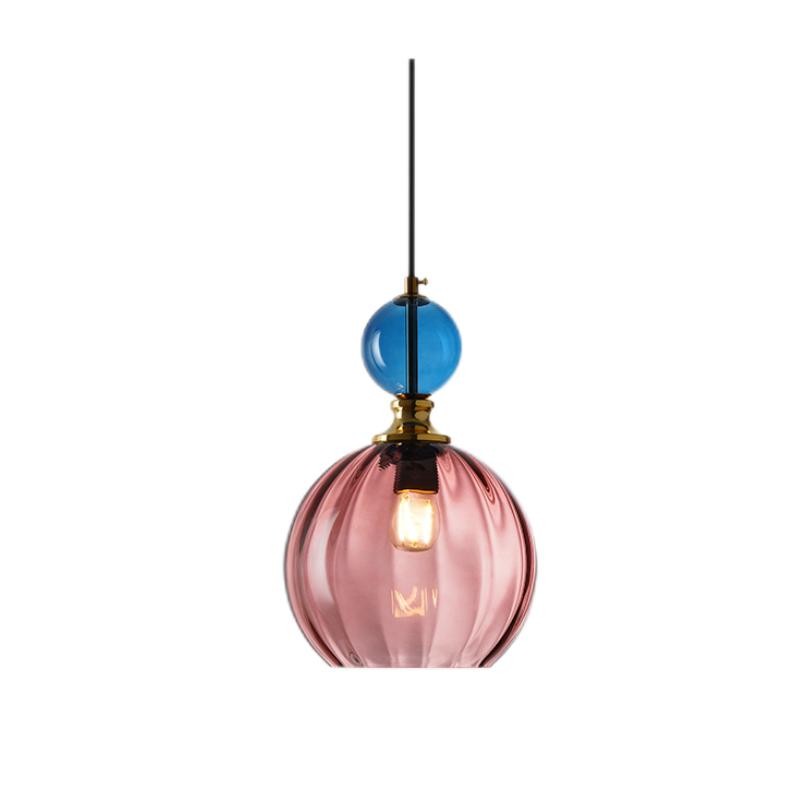 Macaron Glazen Bol Hanglamp Slaapkamer HL69