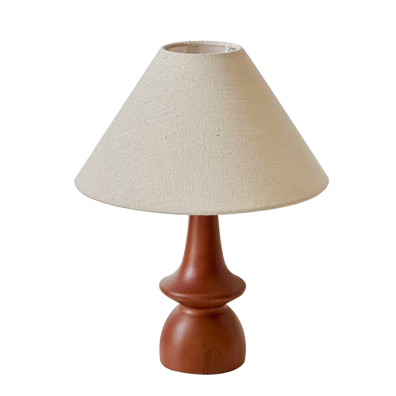 Olivia Vintage Massief Houten Tafellamp HL1259