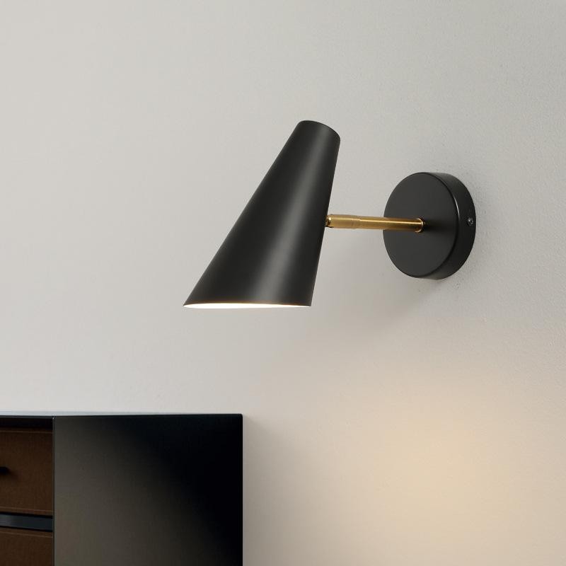 Industrieel design verstelbare bed wandlamp HL140