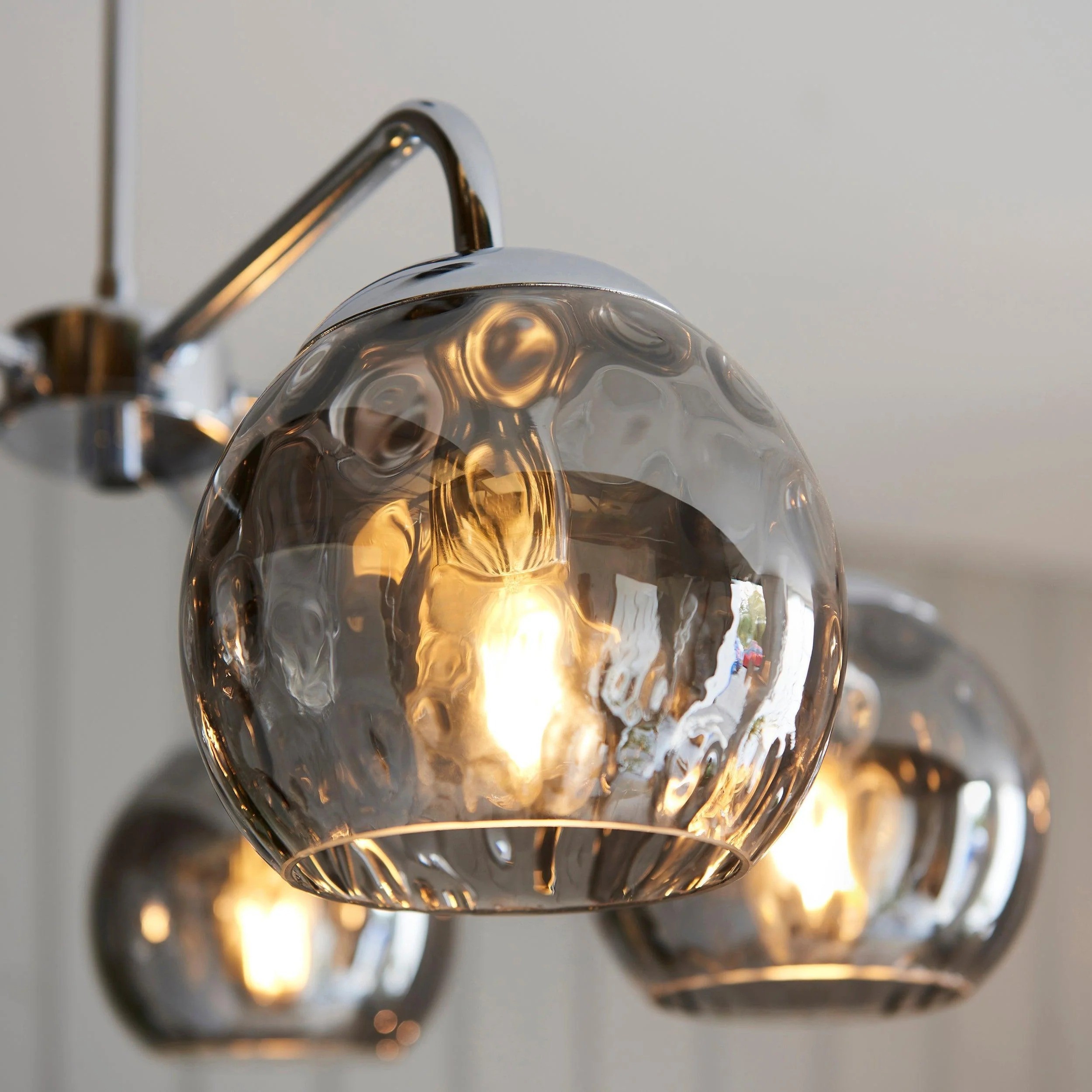 Tracian Glass Mid-Century Modern Globe Hanglamp voor de Eetkamer HL2041