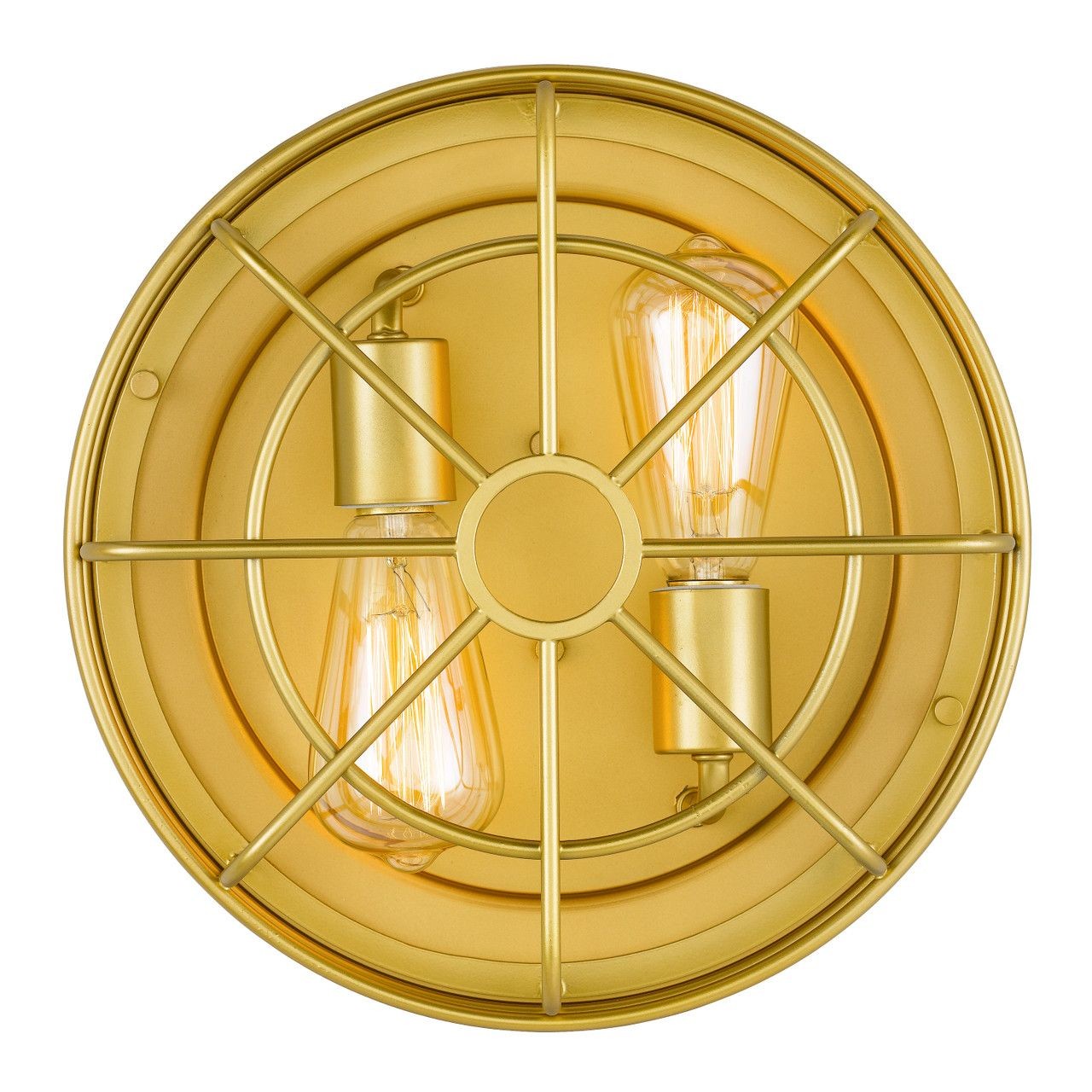 Industriële Inbouw Metalen Kooi Ronde Plafondlamp HL233