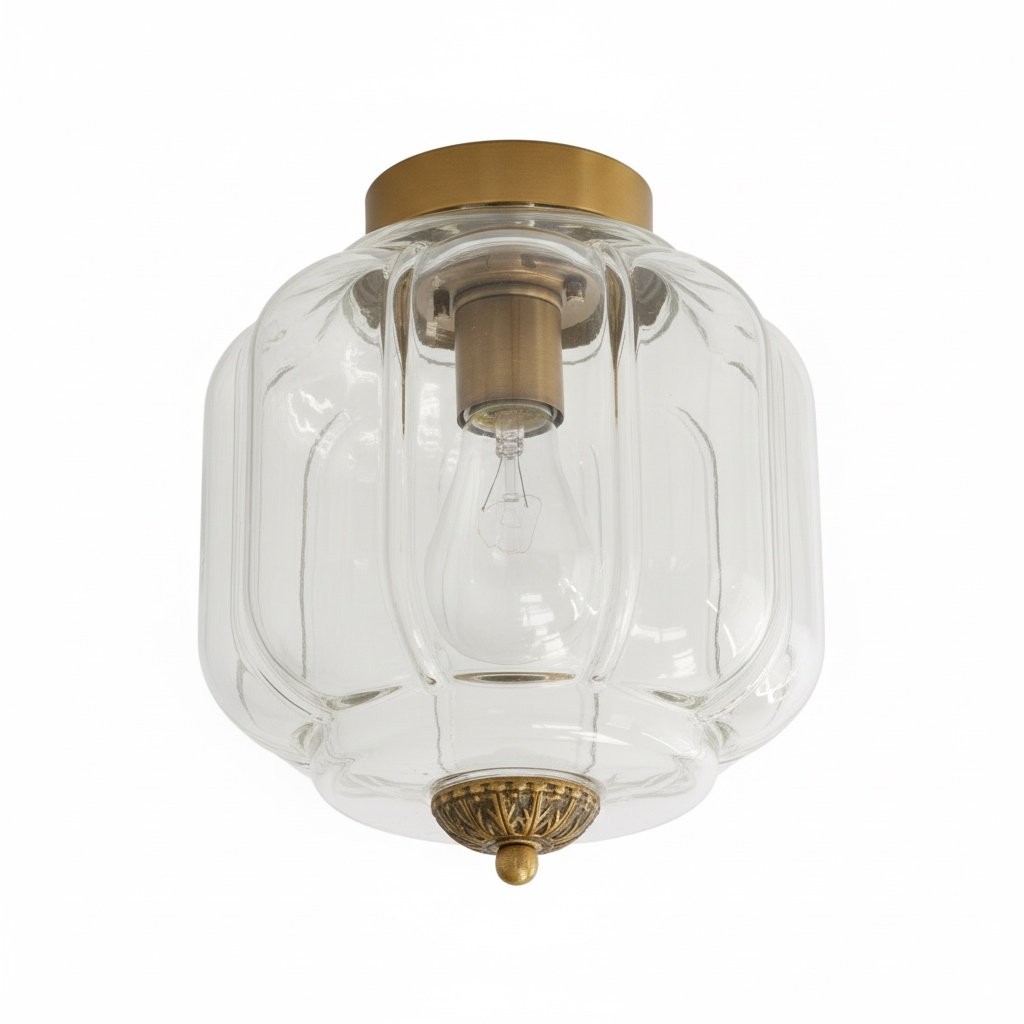 Vintage Eloise melkglas plafondlamp - Vintage Charm Soft Glow HL1650