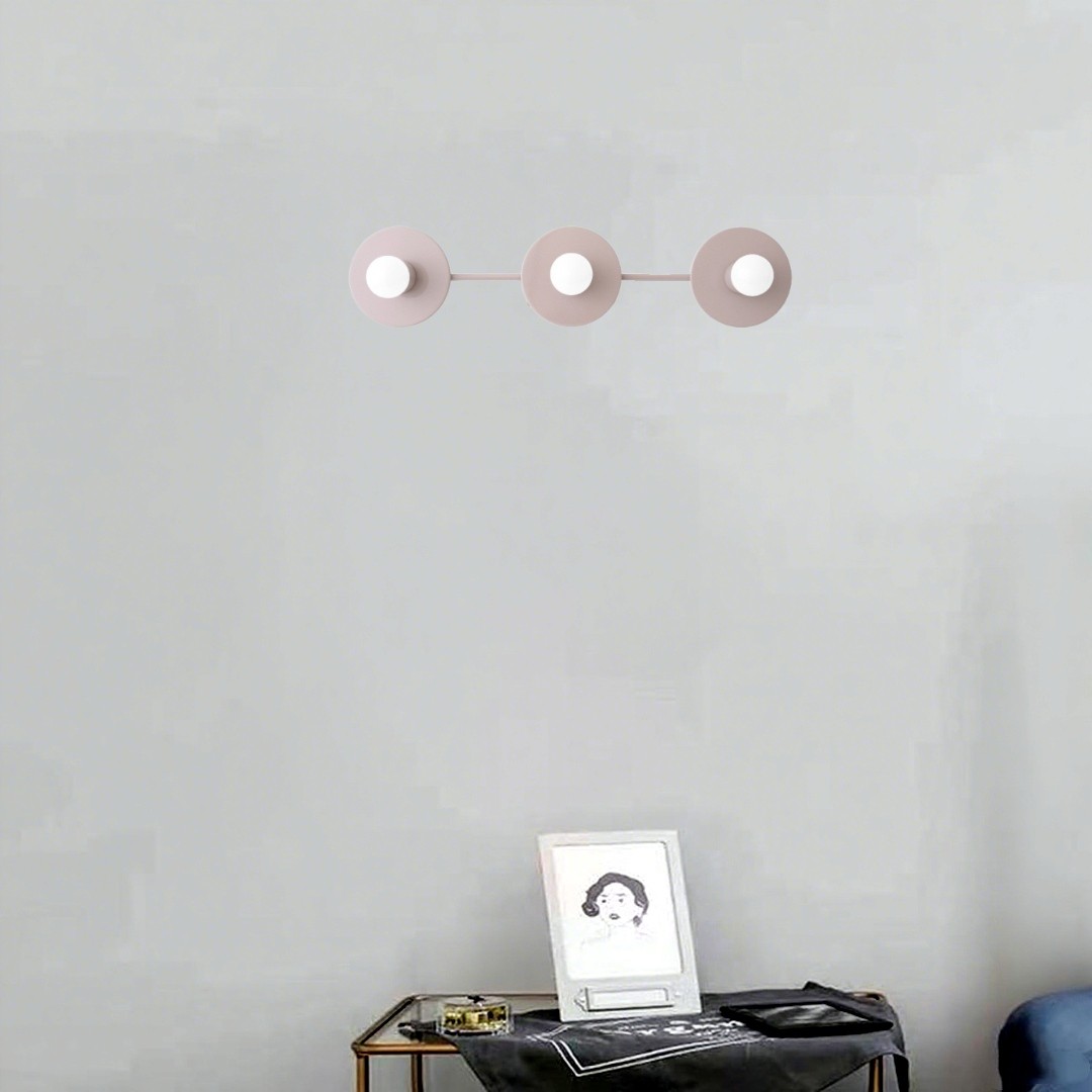 Sferische wastafelwandlamp - Moderne badkamerverlichting met 3 lampen HL1411